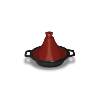   Berlinger Haus Metallic Burgundy Line tajine edény öntöttvasból, márvány bevonattal, zománcozott tet