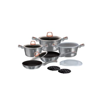   Berlinger Haus Moonlight Collection 10+3 részes edénykészlet titán bevonattal