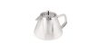 Berlinger Haus Black Silver Collection kerek hőálló üveg teáskanna szűrővel, 1 liter