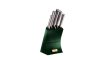 Berlinger Haus Emerald Collection 6 részes rozsdamentes acél késkészlet állvánnyal