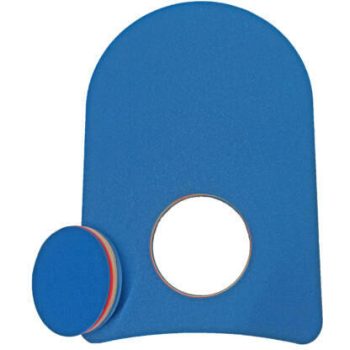 Polifoam úszódeszka dugóval kék