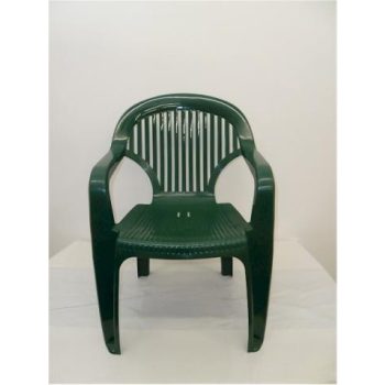 Toronto műanyag kerti szék alacsonytámlás zöld - Flair