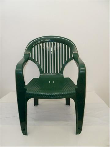 Toronto műanyag kerti szék alacsonytámlás zöld - Flair