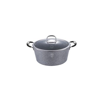   Berlinger Haus Stone Touch Line magas lábas kő hatású márvány bevonattal, hőálló szilikon fogókkal, 