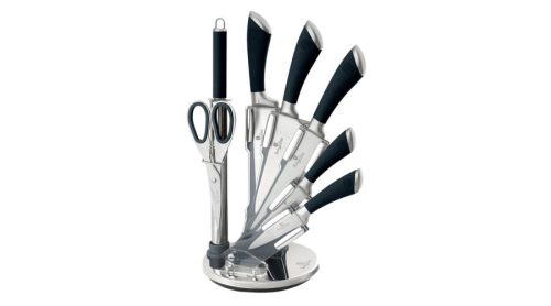 Berlinger Haus Infinity Collection 8 részes rozsdamentes acél késkészlet állvánnyal