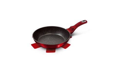 Berlinger Haus Metallic Burgundy Line serpenyő márvány bevonattal, 20 cm