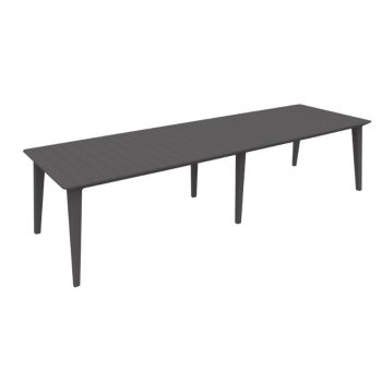 Lima 320 műanyag kerti asztal grafit szürke