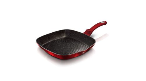 Berlinger Haus Metallic Burgundy Line grill serpenyő márvány bevonattal