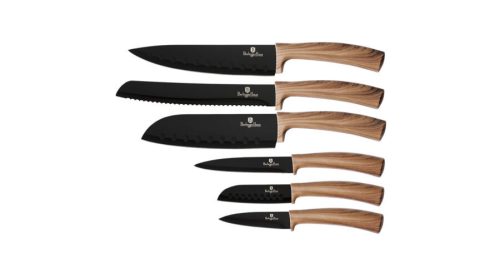 Berlinger Haus Ebony Maple Line 6 db-os késkészlet gyémánt bevonattal