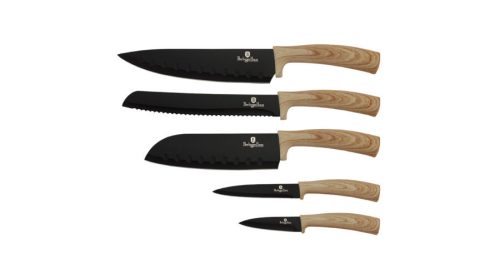 Berlinger Haus Ebony Maple Line 5 db-os késkészlet gyémánt bevonattal