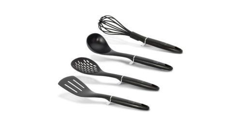 Berlinger Haus Black Silver Collection 4 részes nylon konyhai eszköz készlet
