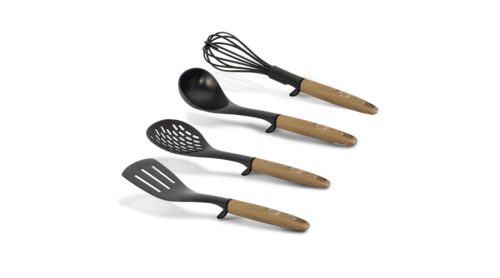 Berlinger Haus Ebony Maple Line 4 részes nylon konyhai eszköz készlet