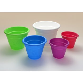 Műanyag kerti Virágcserép Sydney Dekor Színes 32 cm