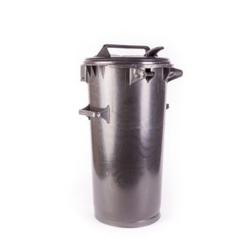 Műanyag kerti hulladékgyüjtő kerekes 50 Literes szürke