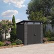 Cortina 7x7 műanyag kerti tároló ház barnás szürke - antracit