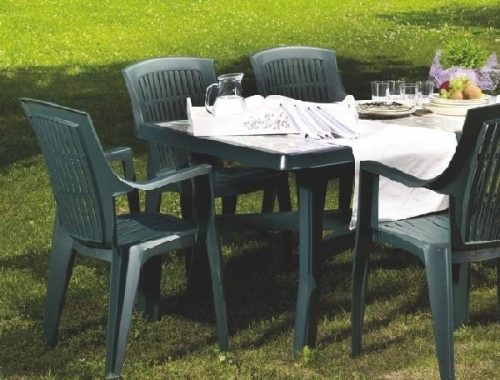 Rodar műanyag kerti zöld szett