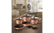 Berlinger Haus Metallic Rosegold Line 10 részes edénykészlet márvány bevonattal