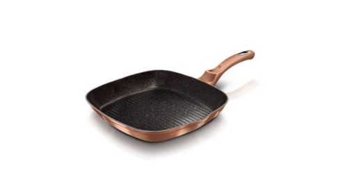 Berlinger Haus Metallic Rosegold Line grill serpenyő márvány bevonattal