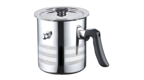 Blaumann duplafalú rozsdamentes acél tejforraló fedővel, 2 l