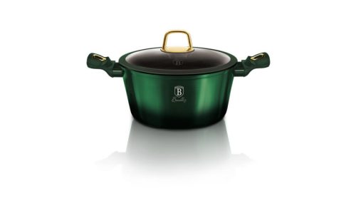 Berlinger Haus Emerald Collection magas lábas titán bevonattal, fedővel, 24 cm