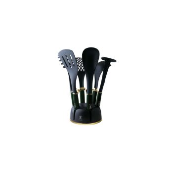   Berlinger Haus Emerald Collection 7 részes nylon konyhai eszköz készlet állvánnyal
