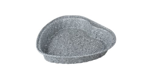 Berlinger Haus Stone Touch Line szív alakú sütőforma kő hatású márvány bevonattal, szürke