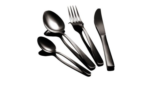 Berlinger Haus Royal Black Collection 6 személyes rozsdamentes acél evőeszköz készlet, tükörfénnyel,