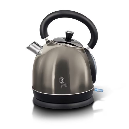 Berlinger Haus Metallic Carbon Line rozsdamentes acél elektromos vízforraló kanna, 1,7 liter, 2200 W