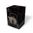 Berlinger Haus Metallic Carbon Line rozsdamentes acél elektromos vízforraló kanna, 1,7 liter, 2200 W