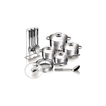   Blaumann Goumet Line 17 részes Jumbo rozsdamentes acél edénykészlet