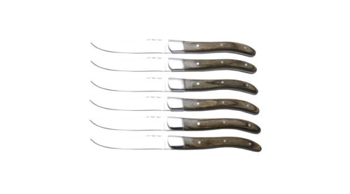 Berlinger Haus 6 db-os rozsdamentes acél exkluzív steak késkészlet, antikolt fa nyéllel
