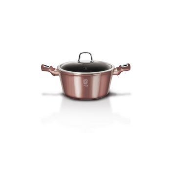   Berlinger Haus I-Rose Collection magas lábas titán bevonattal, fedővel, 24 cm