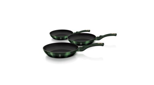 Berlinger Haus Emerald Collection 3 részes serpenyőkészlet titán bevonattal
