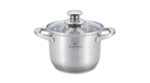 Blaumann Gourmet lábas fedővel, rozsdamentes acél 20 cm, 4,3 literes