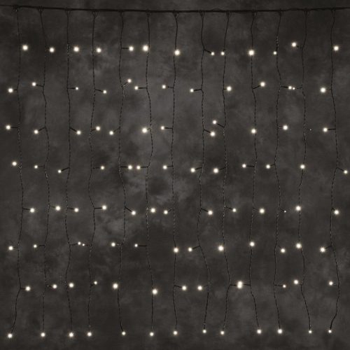 Kültéri LED fényfüggöny, meleg fehér, 1 x 2 méter