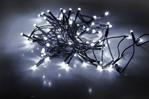 Basic 120 LED fényfüzér, hideg fehér, 6 m