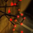 LED fényfüzér, piros, 40 LED, 3,2 méter