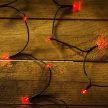 LED fényfüzér, piros, 40 LED, 3,2 méter