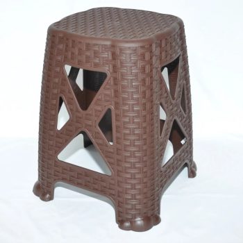 Műanyag kerti rattan hatású zsámoly 06108