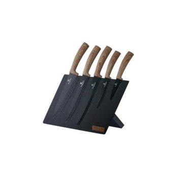   Berlinger Haus Ebony Maple Line 6 részes késkészlet tapadásmentes bevonattal, mágneses állvánnyal
