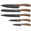 Berlinger Haus Ebony Maple Line 6 részes késkészlet tapadásmentes bevonattal, mágneses állvánnyal