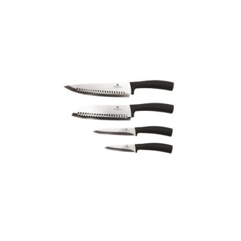   Berlinger Haus Black Silver Collection 4 db-os rozsdamentes acél késkészlet
