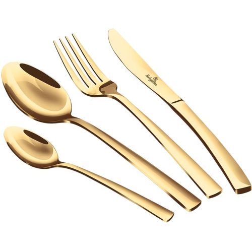 Berlinger Haus 6 személyes rozsdamentes acél evőeszköz készlet, 24 részes, pezsgő 