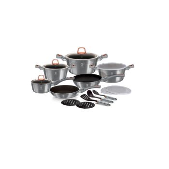   Berlinger Haus Moonlight Collection 15+3 részes edénykészlet titán bevonattal