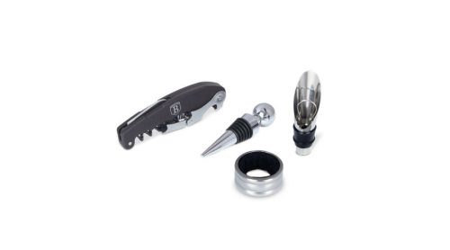 Berlinger Haus Black Silver Collection 4 részes bornyitó készlet