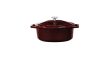 Berlinger Haus Metallic Burgundy Line öntöttvas ovális sütőedény zománc bevonattal, fedővel