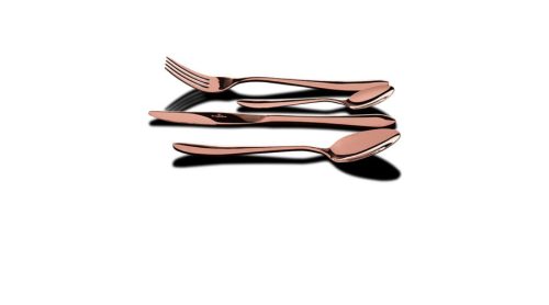 Berlinger Haus egyszemélyes rozsdamentes acél evőeszköz készlet rosegold