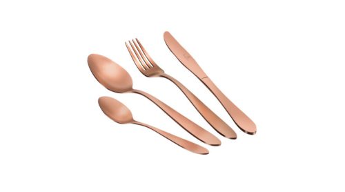 Berlinger Haus 6 személyes rozsdamentes acél evőeszköz készlet rosegold