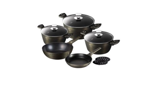 Berlinger Haus Crystal Collection 10 részes edénykészlet tapadásmentes bevonattal