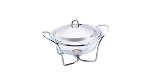 Berlinger Haus melegen tartó leveses tálaló edény hőálló üvegből, fedővel, 2.4 L